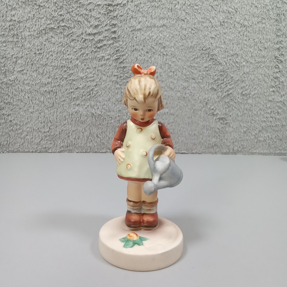 Goebel Hummel Little Gardener Figurine Vintage West Germany Girl Watering Can